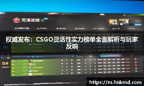 权威发布：CSGO灵活性实力榜单全面解析与玩家反响