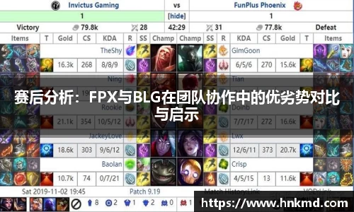 赛后分析：FPX与BLG在团队协作中的优劣势对比与启示